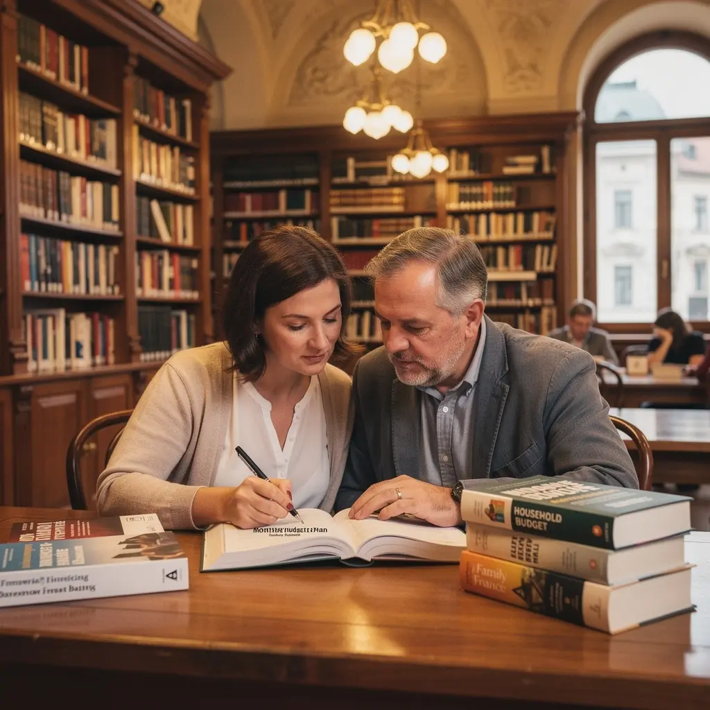 Pénzügyi célok kitűzése, motiváló idézettel a háttérben